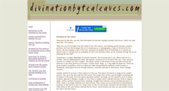 Desktop Screenshot of divinationbytealeaves.com